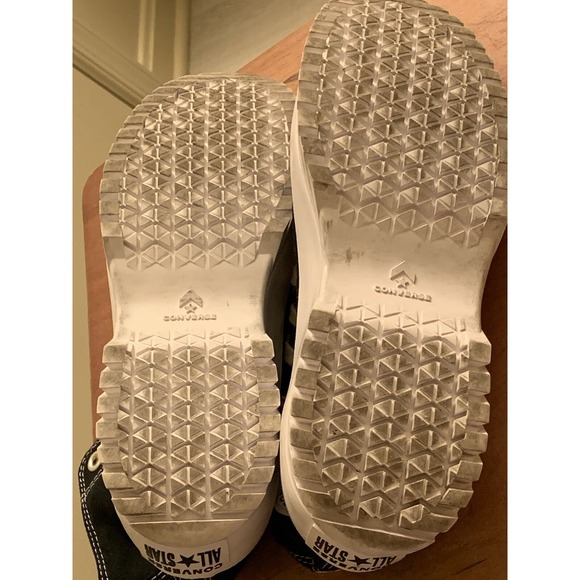 Converse Chuck Taylor All Star Lugged 2.0 High Black White 2022 Men's 7 Woman 9 - Picture 9 of 9